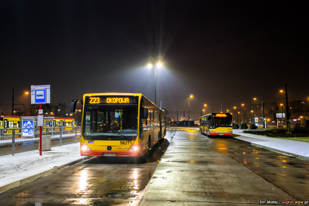 9821
Linia Z23 zostaĹa uruchomiona w niedzielÄ 5 grudnia 2021 roku ze wzglÄdu na jednokierunkowe zamkniÄcie ruchu tramwajowego miÄdzy przystankami KoĹo i Zajezdnia Wola (w kierunku centrum).
Słowa kluczowe: ZaTramwaj
