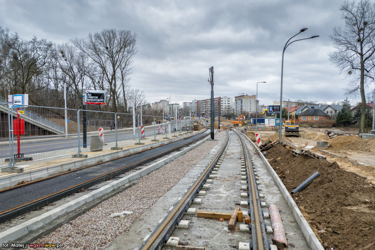 Trasa tramwajowa do Winnicy
Stan na dzieĹ 25.12.2020.
