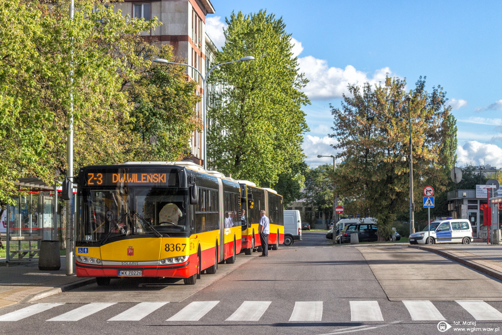 8367
Z-3 na czas Maratonu Warszawskiego byĹo skrĂłcone do Pl. Hallera.
