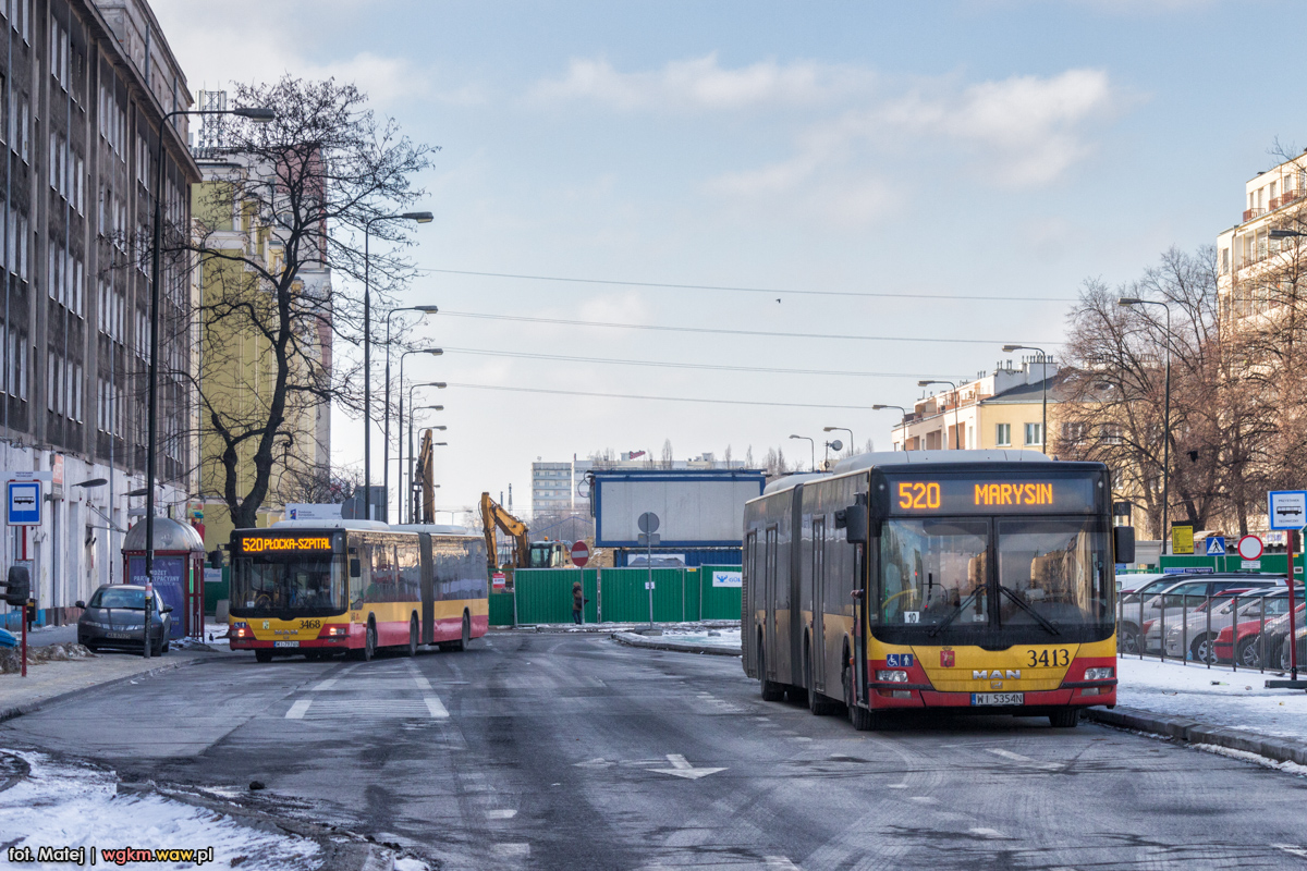 3413
Tymczasowy kraniec PĹocka-Szpital, na ktĂłrym kraĹcujÄ linie: 520 i E-2.
Słowa kluczowe: Inwestycje Zima