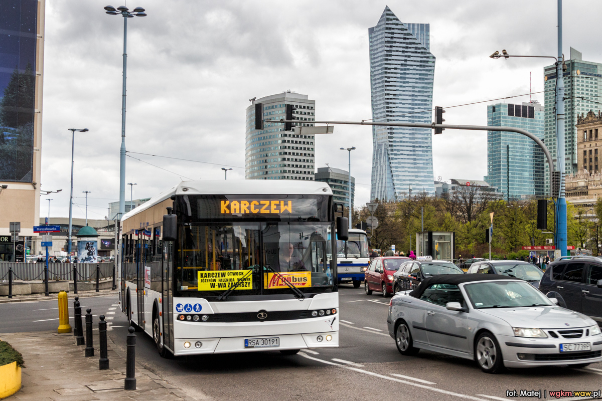 RSA 30191
MiniBus od paru dni testuje 12-metrowego Autosana. Jest to drugi M12LF, ktĂłry krÄĹźy po Polsce na testach (inny byĹ testowany przez KMĹ). Mam ĹwiadomoĹÄ, Ĺźe zdjÄcie nie jest wspaniaĹe. Wrzucam w celach dokumentacyjnych, poniewaĹź drugi raz moĹźe siÄ nie przytrafiÄ okazja. Jak siÄ pojawi inne zdjÄcie na galerii - usunÄ tÄ fotkÄ :)

