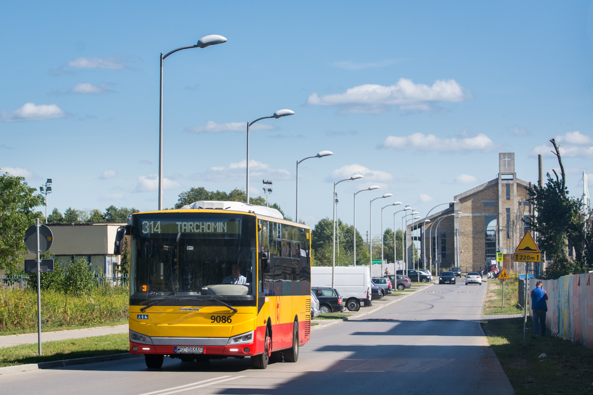 9086
Kolejne wcielenie 314 na nieobsĹugiwanej dotychczas liniowo ulicy Hemara.
