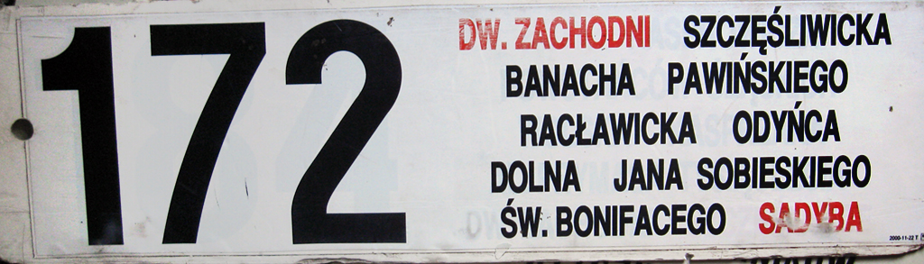 Decha - 172
Zajezdnia R-11
Typowa deska uĹźywana do dzisiaj. Pod spodem 184. 
