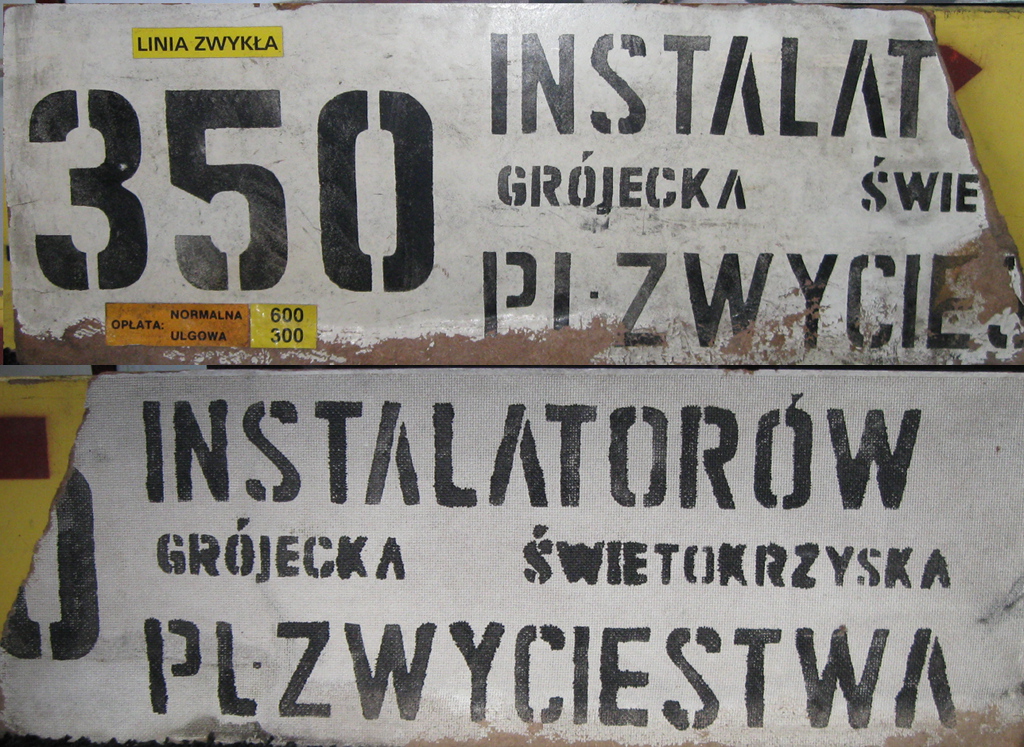 Decha - 350
Zajezdnia R-11
Cyfry uĹźyte tutaj jako numer linii bardziej sÄ znane z wewnÄtrznych taborĂłwek wozĂłw z Kleszczowej - http://phototrans.pl/images/photos/original/118/621409.jpg
