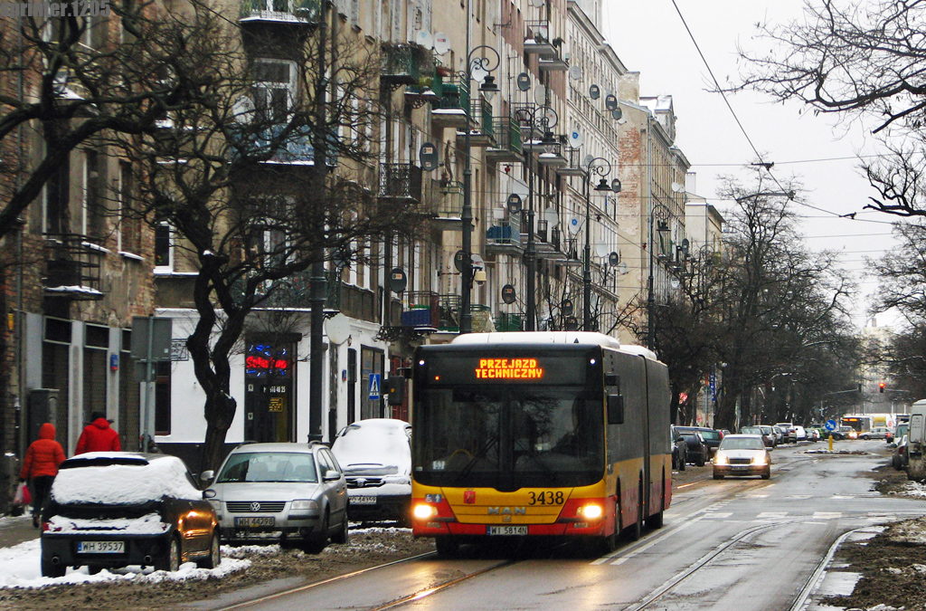 3438
Wyjazd na podmianÄ za MANa NG313 na brygadÄ 53/131.
