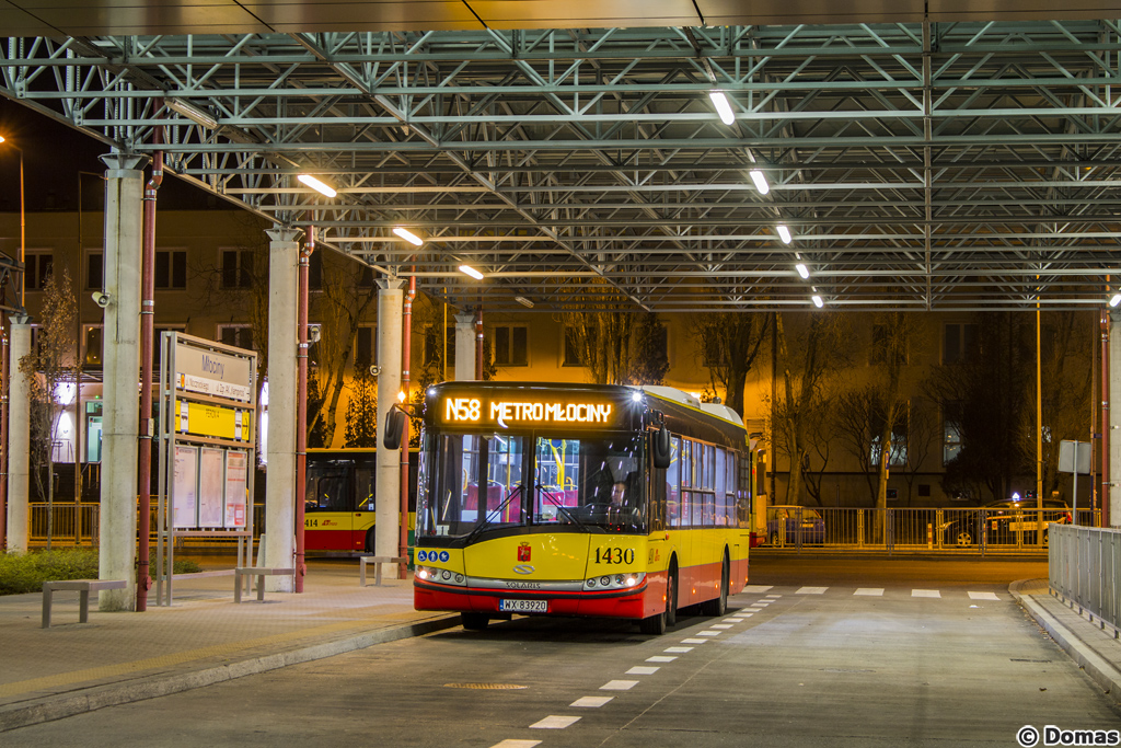 1430
Od poczÄtku istnienia linia N58 byĹa obsĹugiwana przez Mobilis, teoretycznie Liberem, jednak pojawiaĹo siÄ tutaj najczÄĹciej wszystko oprĂłcz Libera. Od 1 stycznia jedyna brygada na linii wpadĹa w rÄce "Stalowej", ktĂłra teĹź teoretycznie wysyĹa tutaj midi-MAN-a, jednak jak widaÄ teoria lubi mijaÄ siÄ z praktykÄ.
