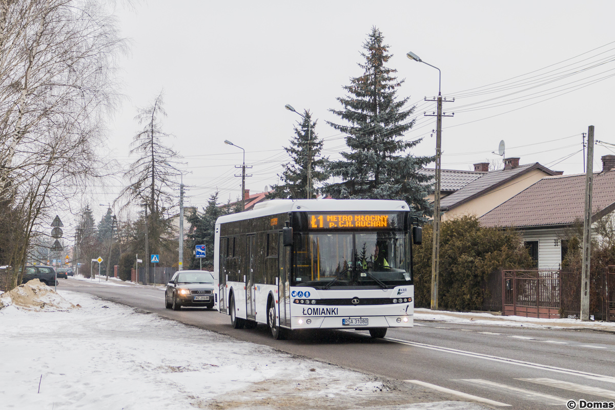 RSA31080
WĂłwczas testowany w KM Ĺomianki, aktualnie jeĹşdzi w krakowskim oddziale Mobilisu pod numerem MA203.
