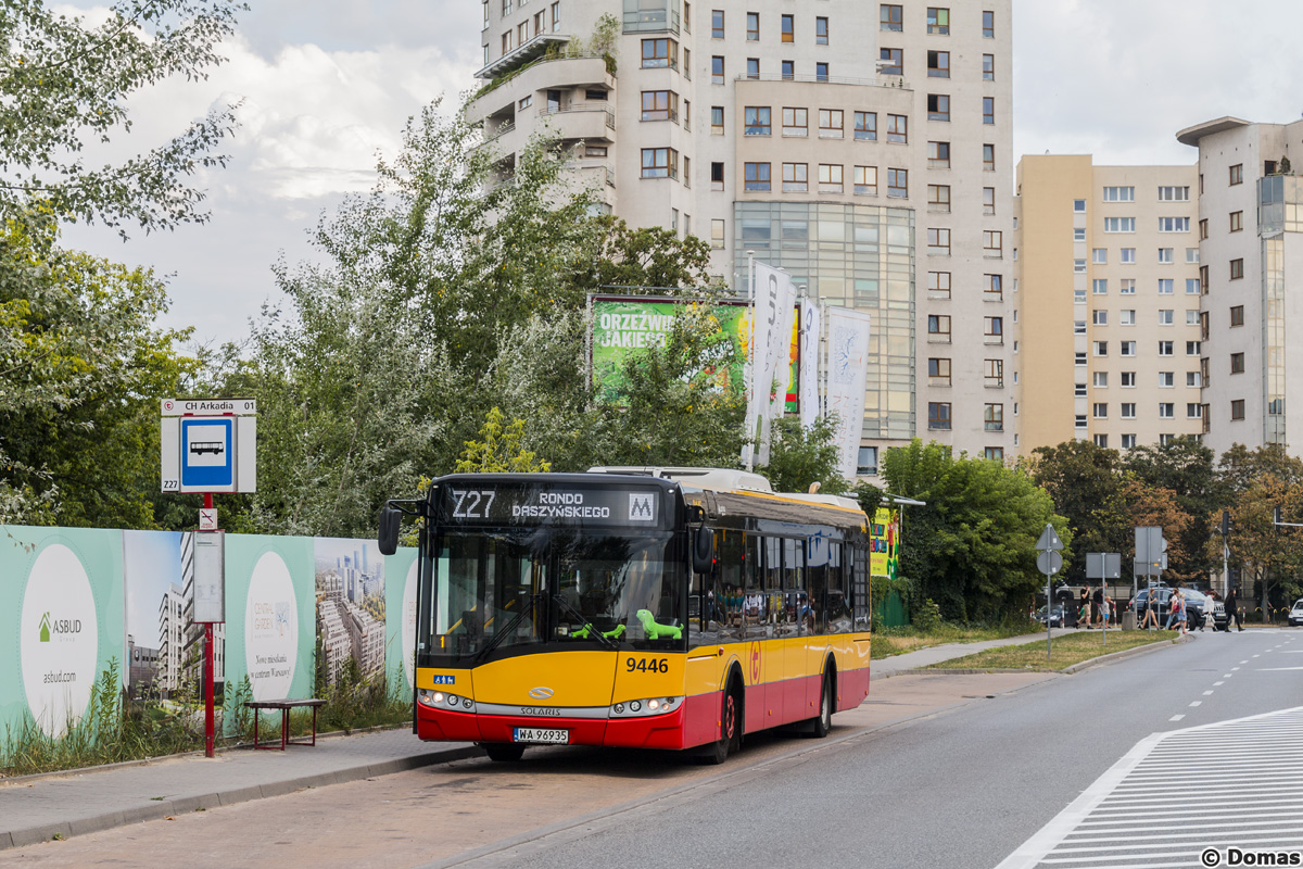 9446
Linia Z27 kursowaĹa w dniach 27-28 lipca w zwiÄzku z remontem torowiska na skrzyĹźowaniu Okopowej i Leszno. ObsĹugÄ brygad caĹodziennych stanowiĹa Arriva.

