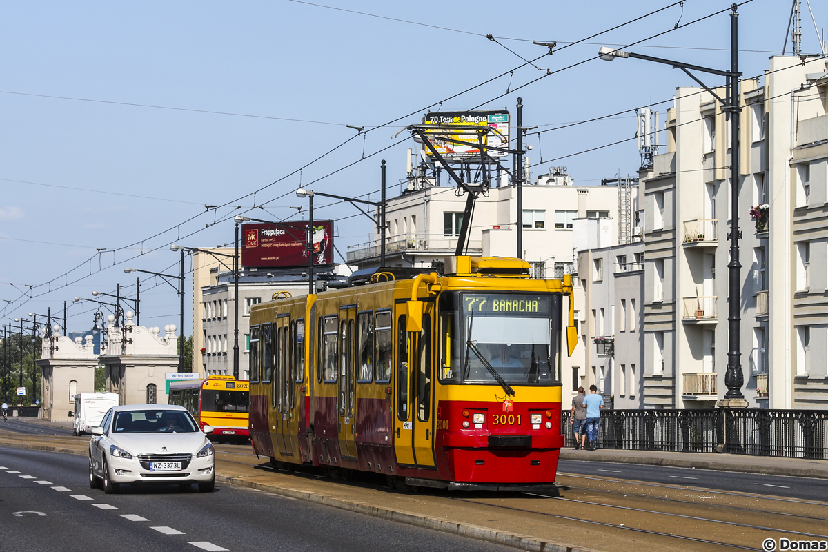 3001
Jedna z kilkudziesiÄciu odsĹon tej linii - tutaj w zwiÄzku z remontem linii Ĺrednicowej oraz zawieszeniem linii 25 kursowaĹa na trasie z dworca Wschodniego na Banacha przez Aleje Jerozolimskie.
