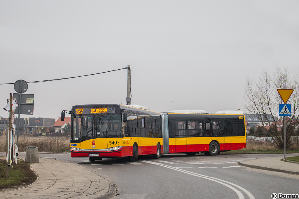 5403
Od kilku dni na ulicach Warszawy moĹźemy spotkaÄ nowe Urbino 12 i 18, ktĂłre trafiĹy do zajezdni przy ulicy Stalowej.
