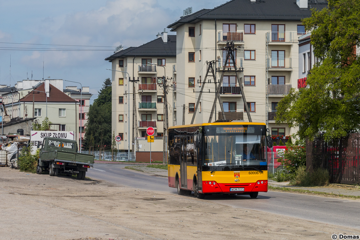 60006
Trzon obsĹugi komunikacji miejskiej w Pruszkowie stanowiÄ ZAZ-y.

Linia 6 to nowa linia, ktĂłra kursuje trasÄ bardzo podobnÄ do dawnej linii 714, ktĂłra kursowaĹa w latach 1985-1995.
