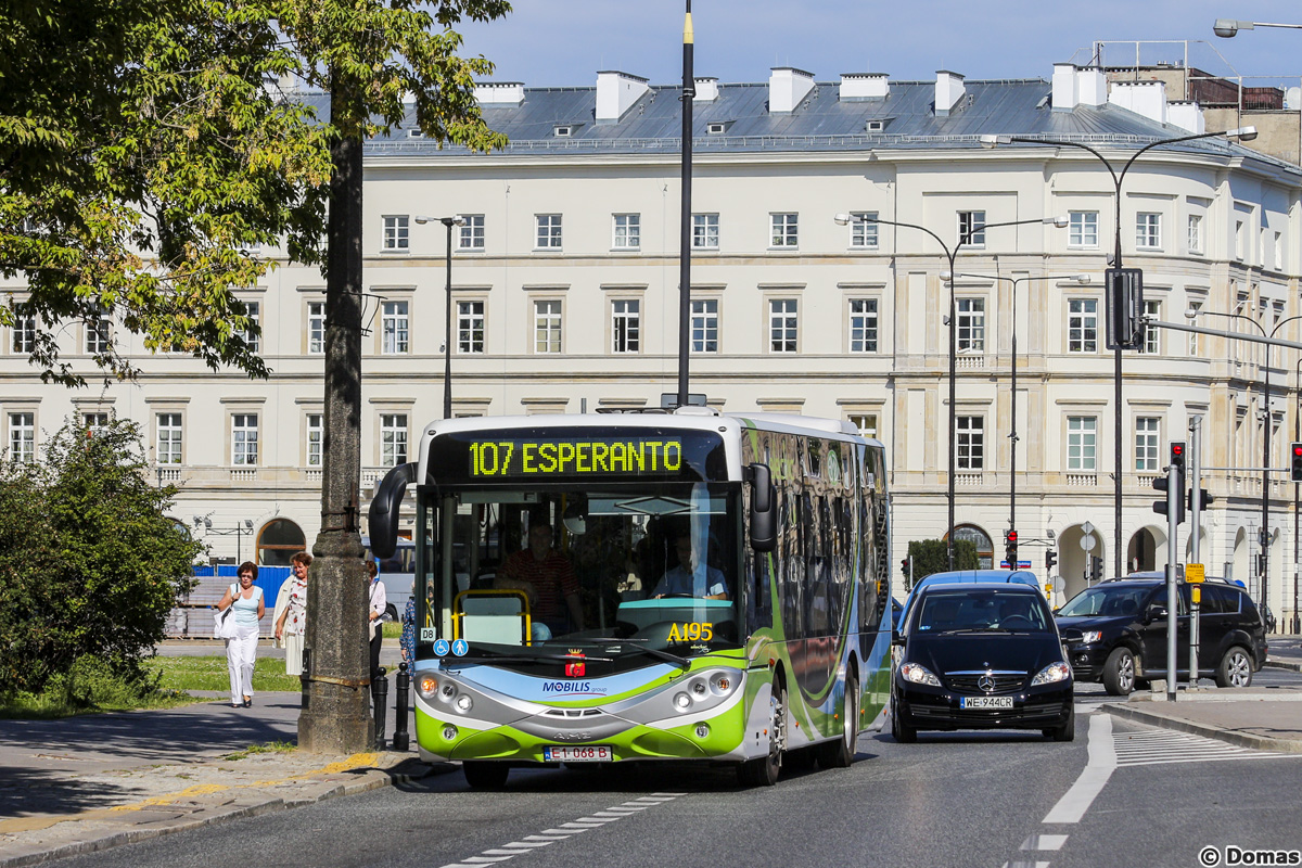 A195
Jak widaÄ tegoroczne MAN-y to nie pierwsze podejĹcie Mobilisu do ekologicznej komunikacji - piÄÄ lat temu testowali elektrycznego AMZ-a w wersji 10-metrowej.
