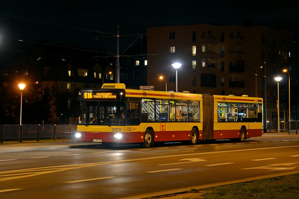 3322
Wieczorna ciekawostka na 516. TrochÄ czasu nie byĹo starego na tej linii
Słowa kluczowe: DziwadĹo Objazd