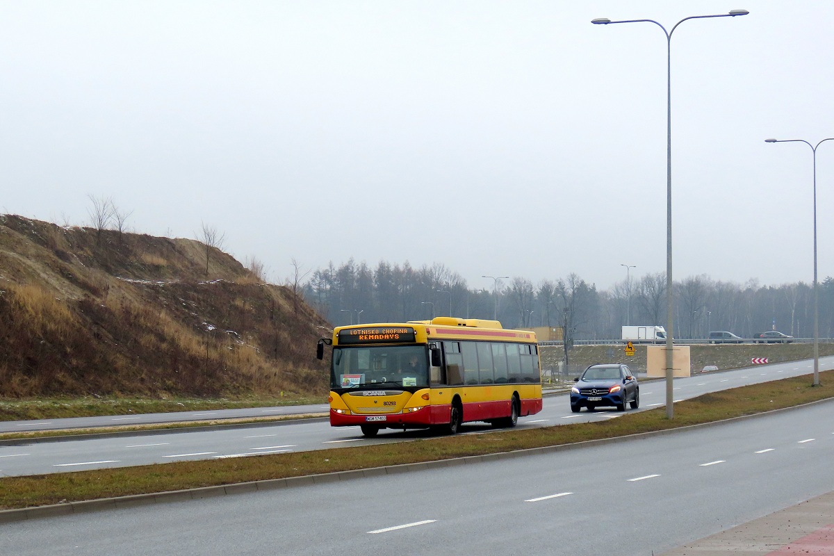 80293
Scania wykonuje kurs linii specjalnej w relacji Warszawa PKP Lotnisko Chopina (12:30)-PaszkĂłw PTAK WARSAW EXPO (12:55). Linia zostaĹa uruchomiona z okazji targĂłw âREMADAYSâ.
