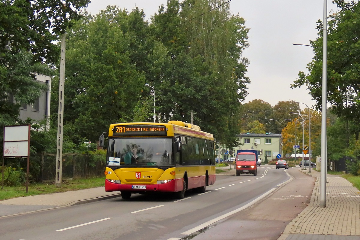 80297
Scania jedzie jako kurs â5101â linii ZKA WKD ZA1 â Podkowa LeĹna GĹĂłwna (9:06)-Grodzisk Mazowiecki RadoĹska (9:45). Pozdrowienia dla Kierowcy! 
Słowa kluczowe: ZaWKD
