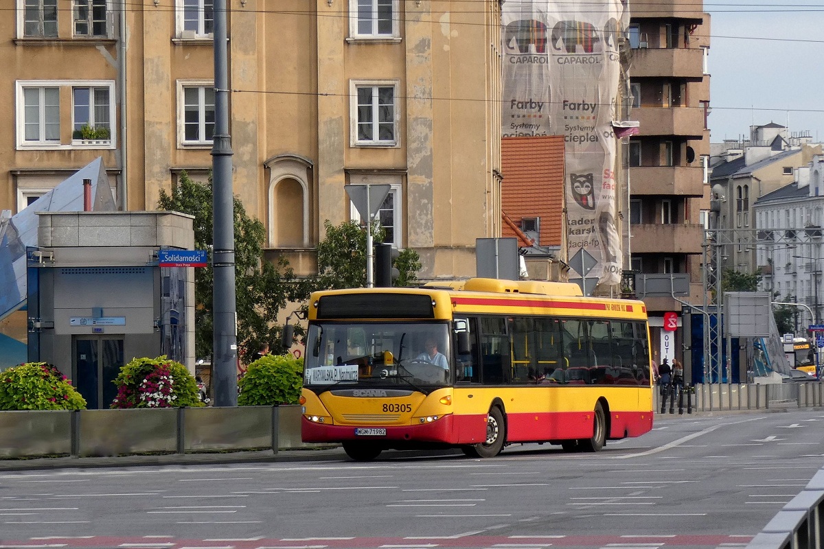 80305
Scania (dawna warszawska A605) wykonuje kurs linii KUPIECBUS w relacji Plac Narutowicza (16:30)-Kupiecka (17:22). 
WĂłz posiada kasowniki ZTM z racji peĹnienia funkcji ponadstandardowej rezerwy wĹrĂłd wozĂłw przeznaczonych na L-ki obsĹugiwane przez zajezdniÄ Klementowicka. 
