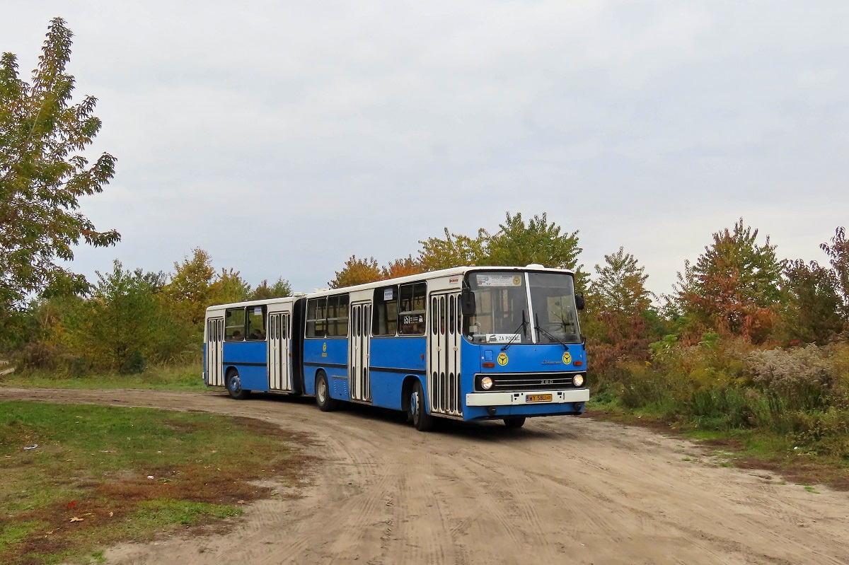 RV52
Ikarus podczas fotostopu w trakcie przewozu uczestnikĂłw I Kongresu EntuzjastĂłw i PrzyjaciĂłĹ Kolei z polany w Runowie do warsztatĂłw kolejki piaseczyĹskiej w Piasecznie. 
