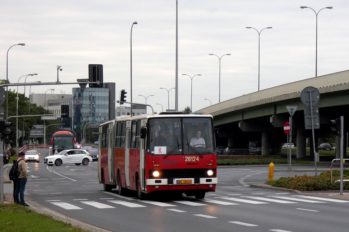 26124
Ikarus wykonuje kurs linii specjalnej K, uruchomionej z okazji Dni Transportu Publicznego 2019 w relacji TW ZETiT (16:59)-Zajezdnia Ostrobramska (17:26).
Słowa kluczowe: DTP2019 IK280