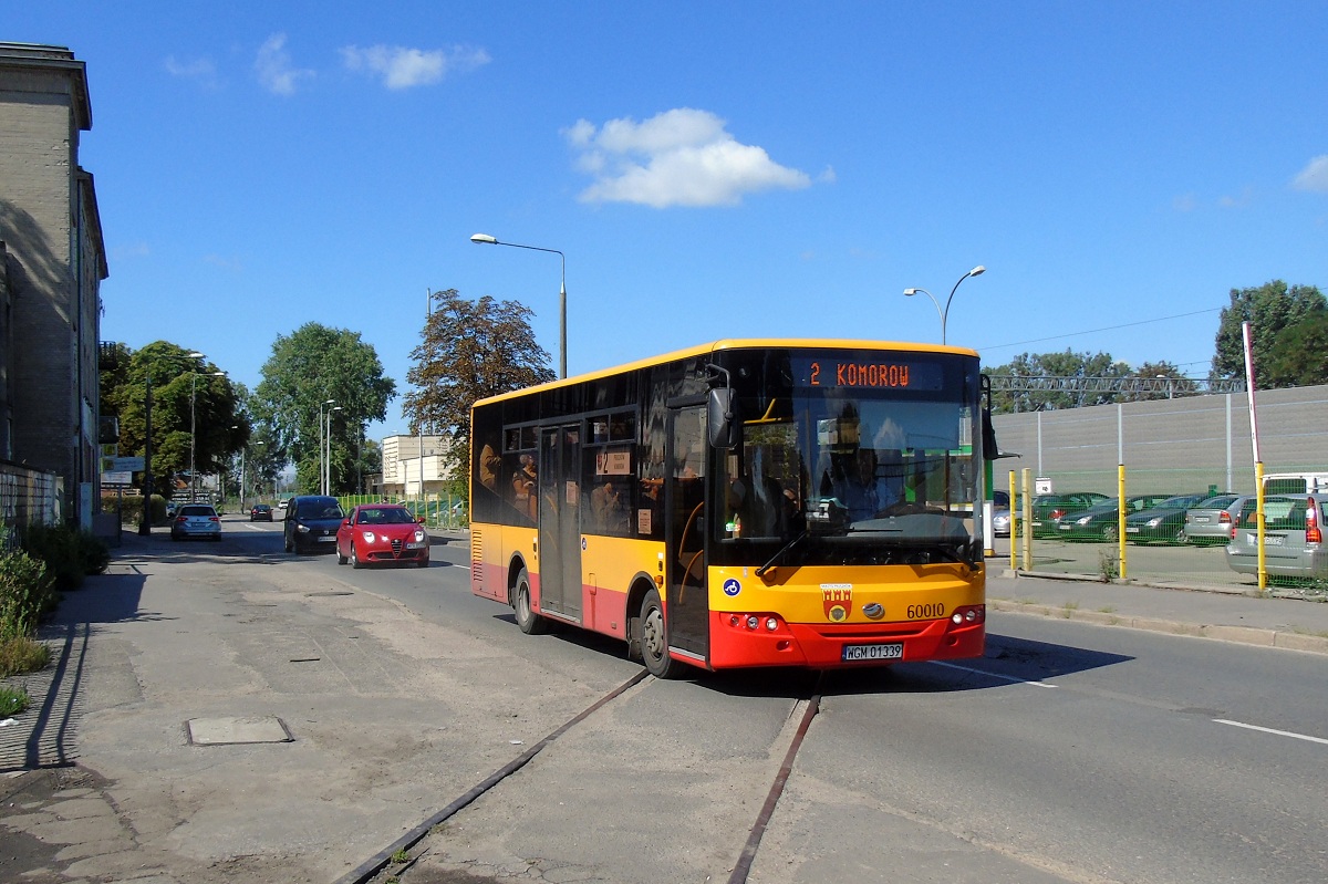 60010
ZAZ jedzie w obsĹudze kursu linii numer 2 w relacji PruszkĂłw, Os. Staszica/PÄtla (10:15)-KomorĂłw PÄtla (10:40). 
