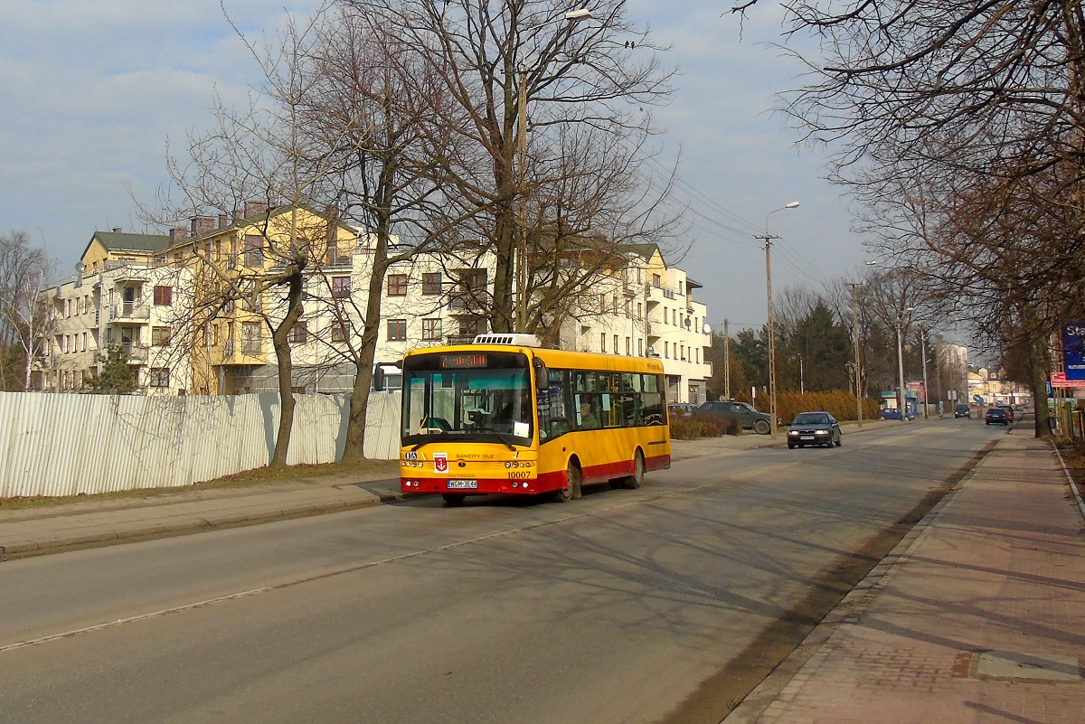 10007
SanCity wykonuje kurs "5163" linii numer 2 w relacji Grodzisk Maz. Dw. PKP (13:04)-MakĂłwka (13:22). 
