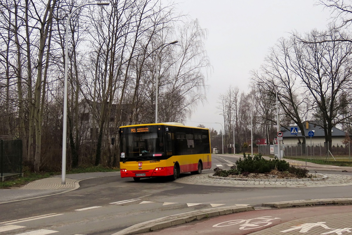 60015
ZAZ jedzie jako kurs linii numer 17 â Grodzisk Maz. Szpital (13:05)-MilanĂłwek Mifam/Tesco (13:41)-Grodzisk Maz. Szpital (14:07). 
