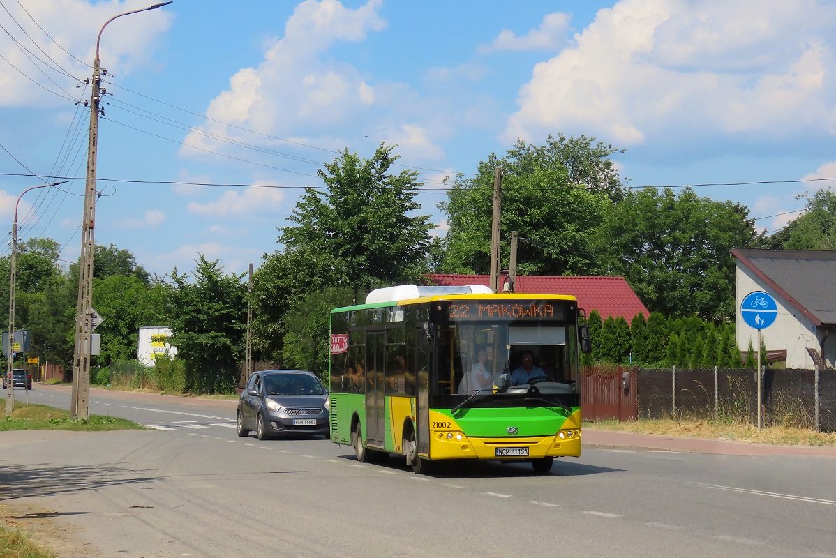 21002
ZAZ jedzie jako kurs 112 linii numer 22 â Grodzisk Maz. Dw. PKP (14:20)-MakĂłwka Lukrecji (14:44). Pozdrowienia dla Kierowcy! 
Słowa kluczowe: DziwadĹo