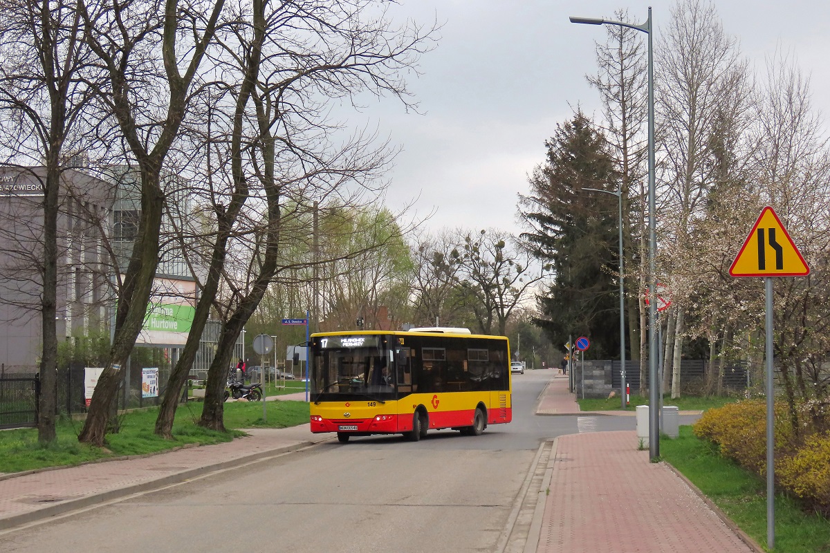 149 (60011)
ZAZ jedzie jako kurs â121â linii numer 17 â Grodzisk Maz. Szpital (14:15)-MilanĂłwek KrĂłlewska (14:47)-Grodzisk Maz. Szpital (15:14).
