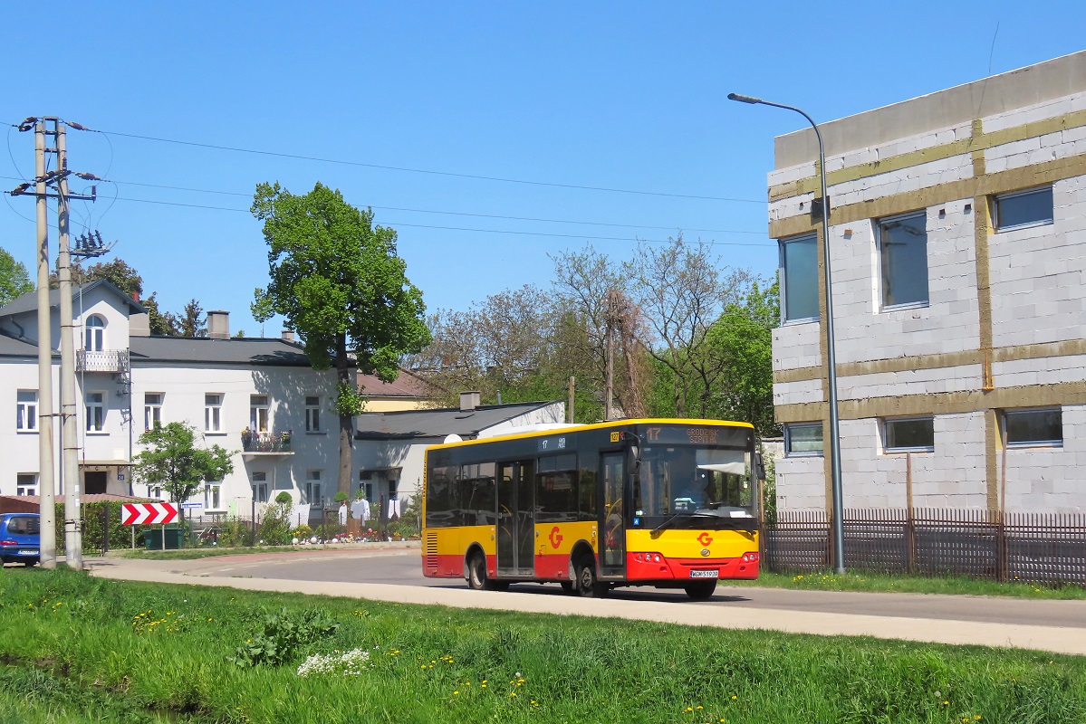 127 (80421)
ZAZ jedzie jako kurs â116â linii numer 17 â Grodzisk Maz. Szpital (11:55)-MilanĂłwek KrĂłlewska (12:27)-Grodzisk Maz. Szpital (12:54). 
Słowa kluczowe: objazd