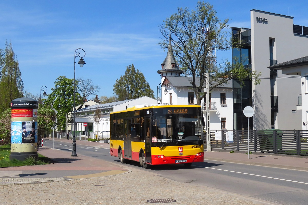 60032
ZAZ jedzie jako kurs linii numer 23 â Grodzisk Maz. Dw. PKP (14:10)-SiestrzeĹ Grodziska (14:44). 
