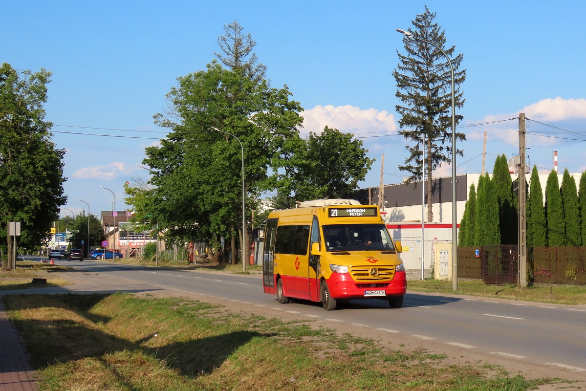 101 (22028)
Sprinter jedzie jako kurs 118 linii numer 21: Grodzisk Maz. Dw. PKP (18:05)-WĹadkĂłw PÄtla (18:38). 

