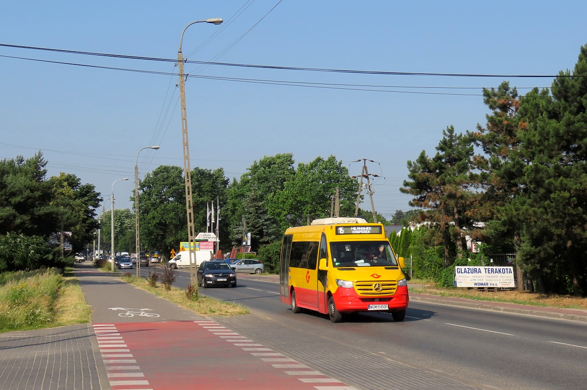 22028
Sprinter jedzie jako kurs â106â linii numer 15 â MilanĂłwek Kazimierzowska WKD (7:50)-MilanĂłwek Przedszkole Kasperek (8:15). Pozdrowienia dla Kierowcy! 
