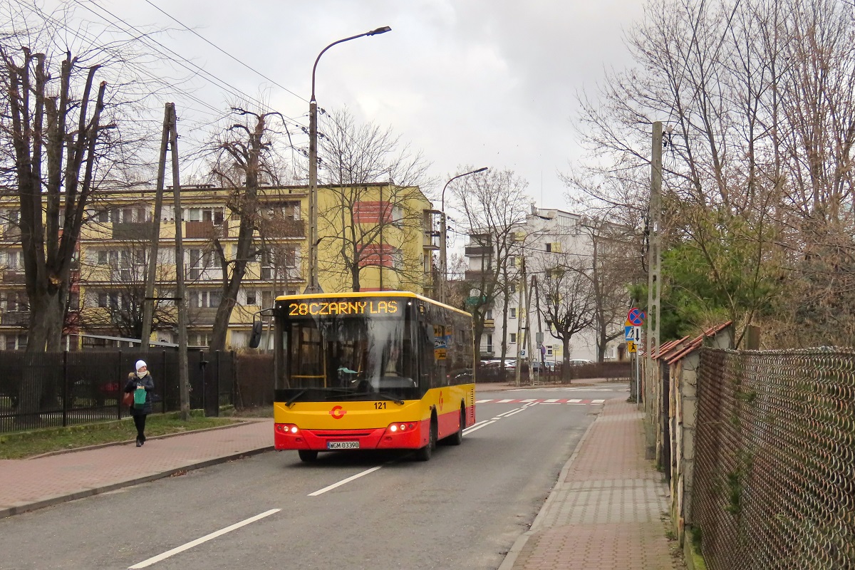 121 (60016)
ZAZ jedzie jako kurs 113 linii numer 28: Grodzisk Maz. Dw. PKP (15:05)-Czarny Las Platanowa (15:30)-Grodzisk Maz. Dw. PKP (16:01). 
