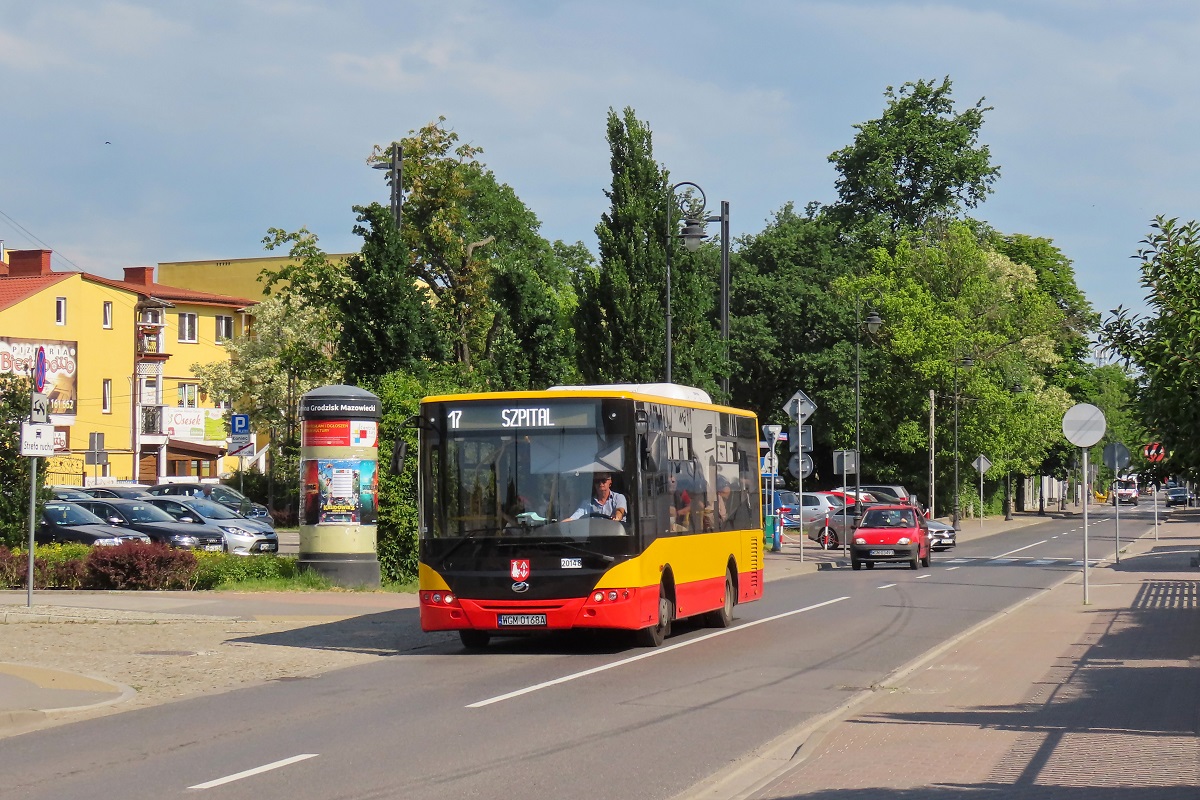 20148
ZAZ jedzie jako kurs linii numer 17 â Grodzisk Maz. Szpital (8:10)-MilanĂłwek Mifam/Tesco (8:46)-Grodzisk Maz. Szpital (9:12). 
