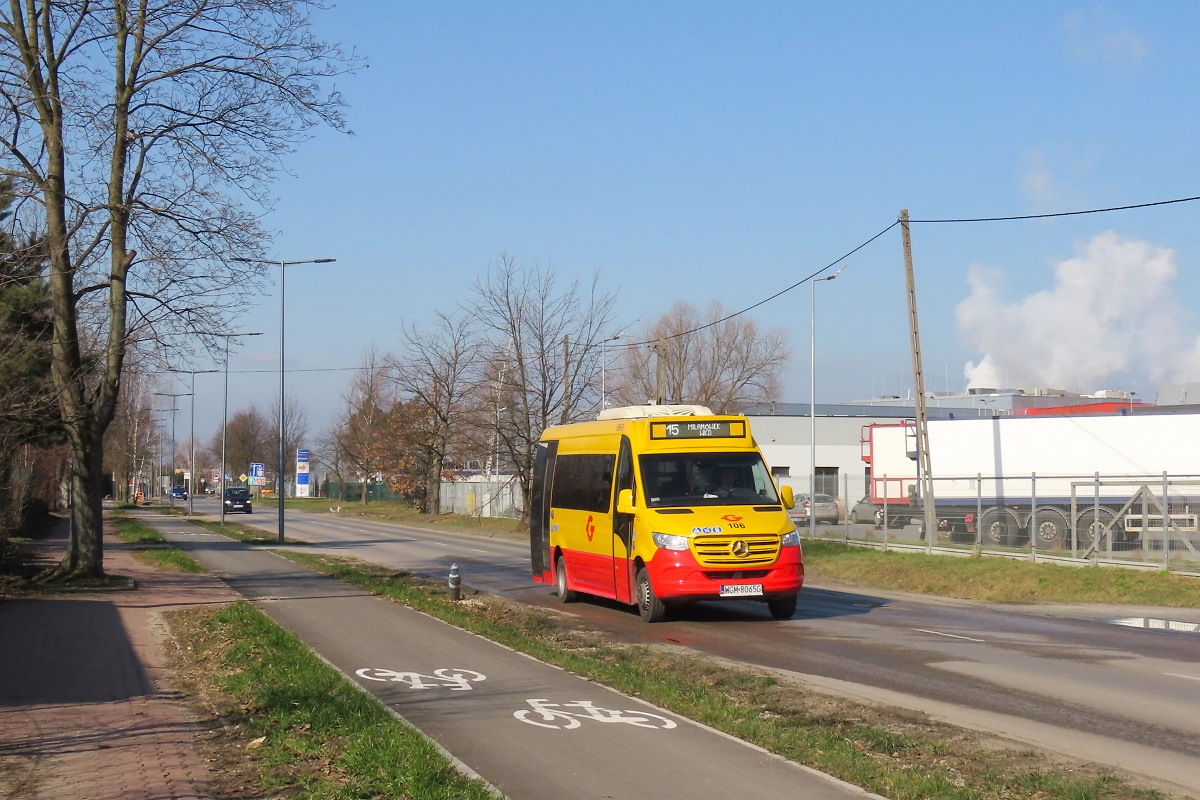 106 (22094)
Sprinter jedzie jako kurs 106 linii numer 15: MilanĂłwek Kazimierzowska WKD (10:15)-Grodzisk Maz. Zachodnia (10:44)-MilanĂłwek Kazimierzowska WKD (11:12). Pozdrowienia dla Kierowcy!
