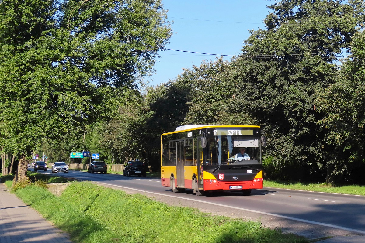 20149
ZAZ jedzie jako kurs linii numer 17 â Grodzisk Maz. Szpital (16:50)-MilanĂłwek Mifam/Tesco (17:26)-Grodzisk Maz. Szpital (17:52). 
