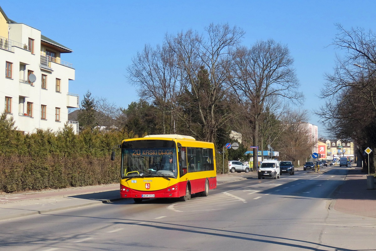 40001
SanCity jedzie jako kurs â207â linii numer 20 â Grodzisk Maz. Szpital (12:00) - Kaski DwĂłr (12:49). 
W przypadku powyĹźszego wozu pomimo zmiany zajezdni na ĹźyrardowskÄ, moĹźna nadal go ujrzeÄ w Grodzisku, a to dziÄki temu iĹź zajezdnia Ĺźyrardowska obsĹuguje liniÄ nr 20 w ramach Grodziskich PrzewozĂłw Autobusowych.
