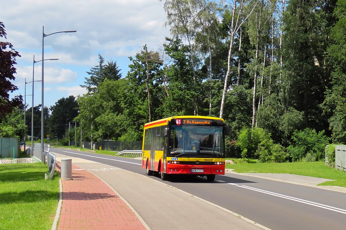 90223
SanCity jedzie przejazdem technicznym z grodziskiej zajezdni PKS Grodzisk na przystanek pod Szpitalem Zachodnim gdzie rozpocznie kurs linii numer 7 â Grodzisk Maz. Szpital (12:35)-Grodzisk Maz. Os. Kopernika (12:54)-Grodzisk Maz. Szpital (13:13). 
