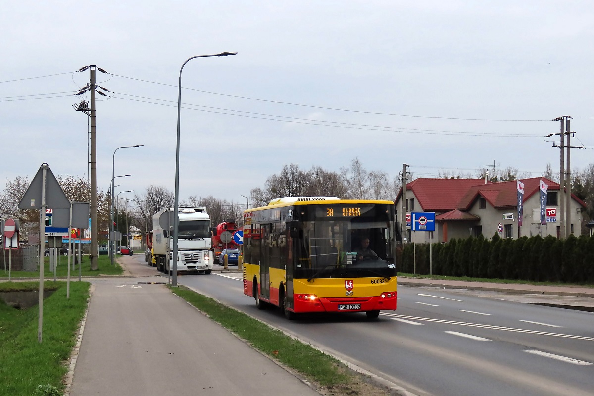 60032
ZAZ jedzie jako kurs linii numer 3 â Grodzisk Maz. Dw. PKP (15:15)-BĹonie Okrzei (16:02). 
