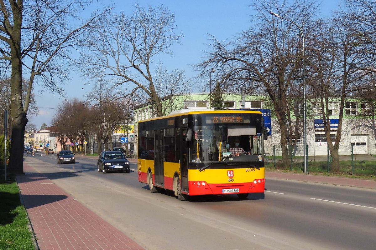 60015
ZAZ zjeĹźdĹźa na zajezdniÄ po wykonaniu kursĂłw w ramach brygady 25/M2. 
