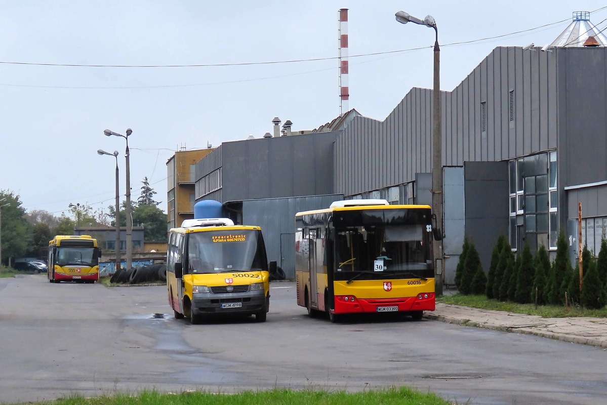 50022
Tytułowe ProCity i ZAZ A10C34 #60016 stoją na terenie grodziskiej zajezdni PKS Grodzisk. W tle widoczna jest Scania CN270UB 4x2 EB #80255 (ex. A555). 
