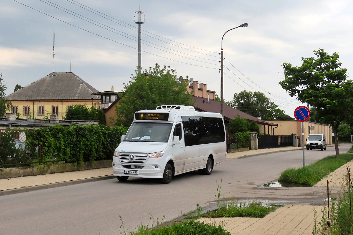 WGM 5361C
Sprinter jedzie jako kurs linii numer A â MilanĂłwek Ĺťukowska (10:28)-Grodzisk Maz. Szpital (11:22). 
