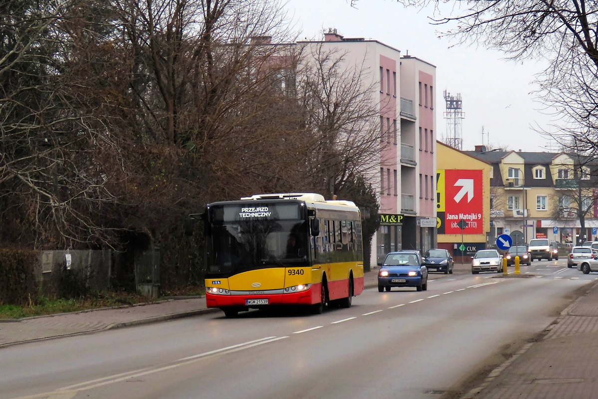 9340 (79340)
Solaris jedzie z warszawskiej do grodziskiej zajezdni PKS Grodzisk na przeglÄd na stacji diagnostycznej. 
