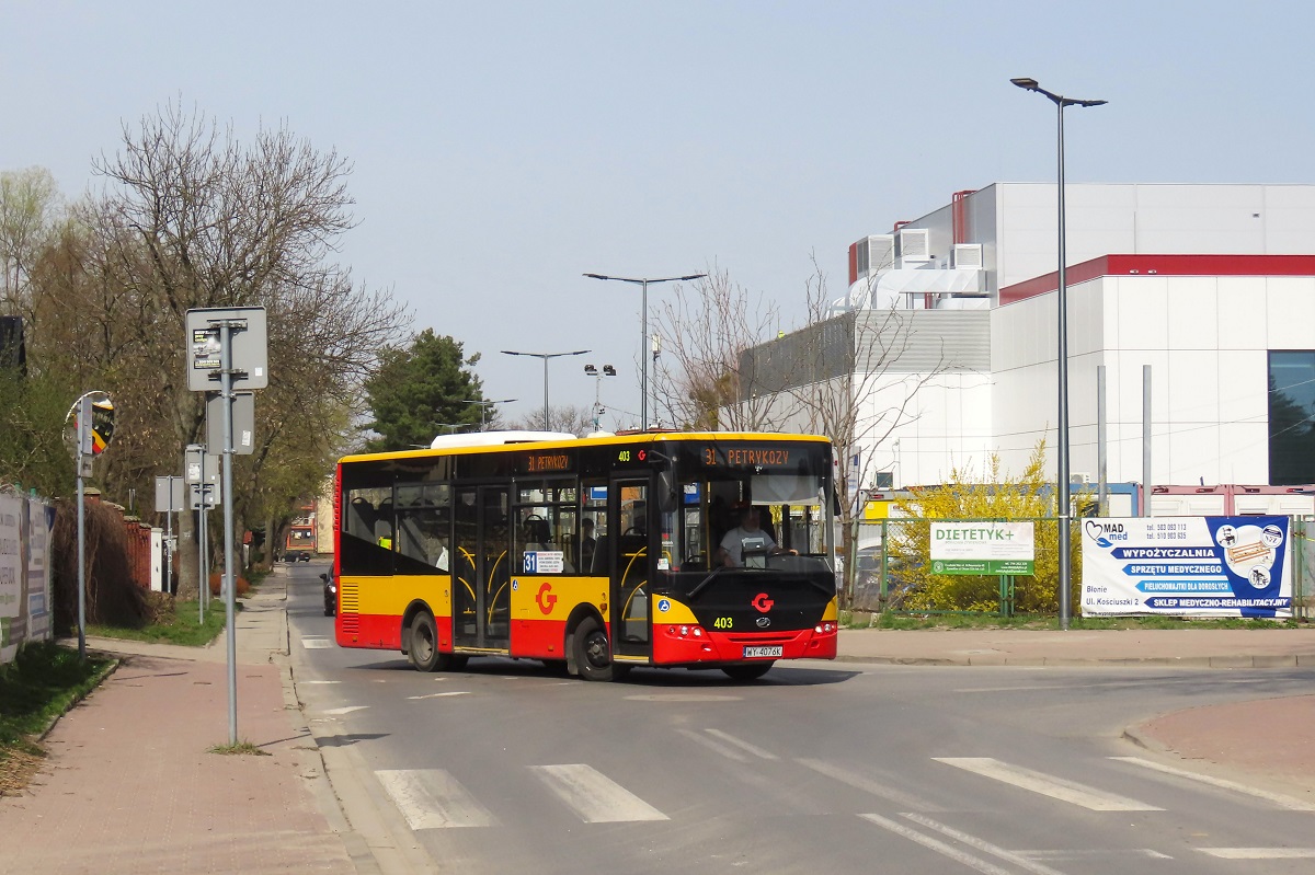 403
ZAZ jedzie jako kurs â119/221â linii numer 31 â Grodzisk Maz. Dw. PKP (13:15)-Petrykozy Trakt KrĂłlewski (14:23)-Grodzisk Maz. Dw. PKP (15:14). Pozdrowienia dla Kierowcy!
