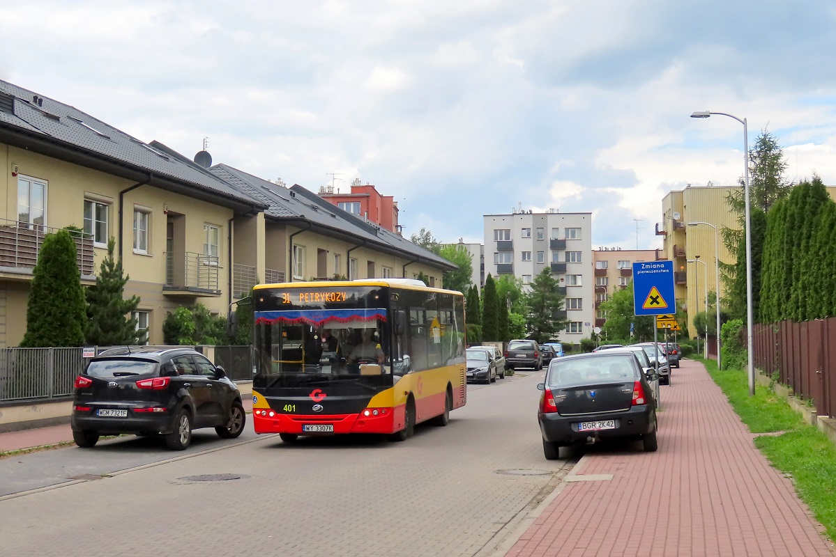 401
ZAZ jedzie jako kurs â120/222â linii numer 31 â Grodzisk Maz. Dw. PKP (13:45)-Petrykozy Trakt KrĂłlewski (14:53)-Grodzisk Maz. Dw. PKP (15:44). 
Słowa kluczowe: objazd
