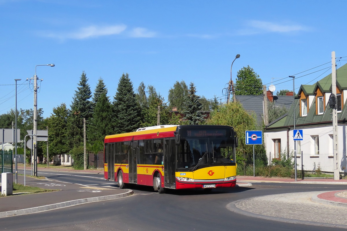 WX 57278 [ex. 1820]
Solaris jedzie jako kurs â121/223â linii numer 31 â Grodzisk Maz. Dw. PKP (14:15)-Petrykozy Trakt KrĂłlewski (15:23)-Grodzisk Maz. Dw. PKP (16:14). Pozdrowienia dla Kierowcy!
