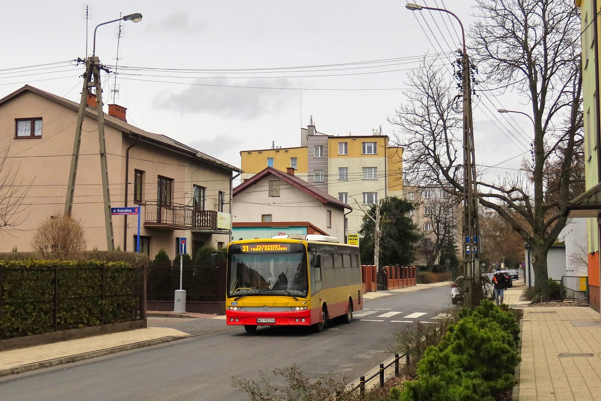 414 [ex. A289]
SanCity jedzie jako kurs â130/238â linii numer 31 â Grodzisk Maz. Dw. PKP (12:15)-Petrykozy Trakt KrĂłlewski (13:23)-Grodzisk Maz. Dw. PKP (14:14). 
