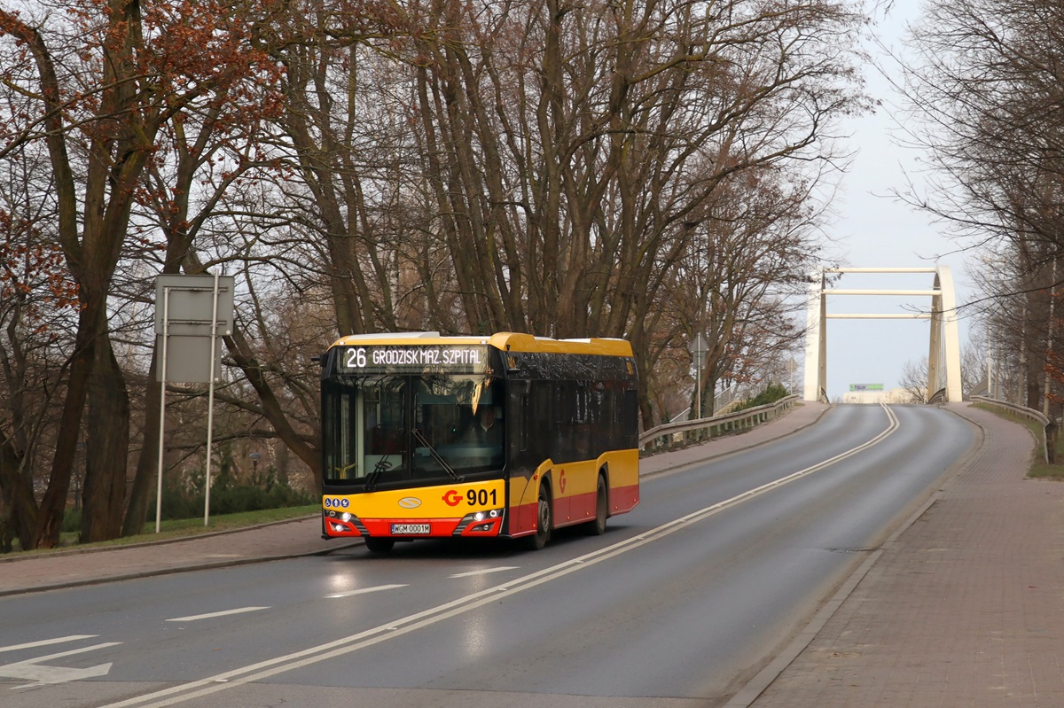 901 (24081)
Solaris jedzie jako kurs linii numer 26: KĹudno Nowe PÄtla (8:19)-Grodzisk Maz. Szpital (9:02). Pozdrowienia dla Kierowcy! 
