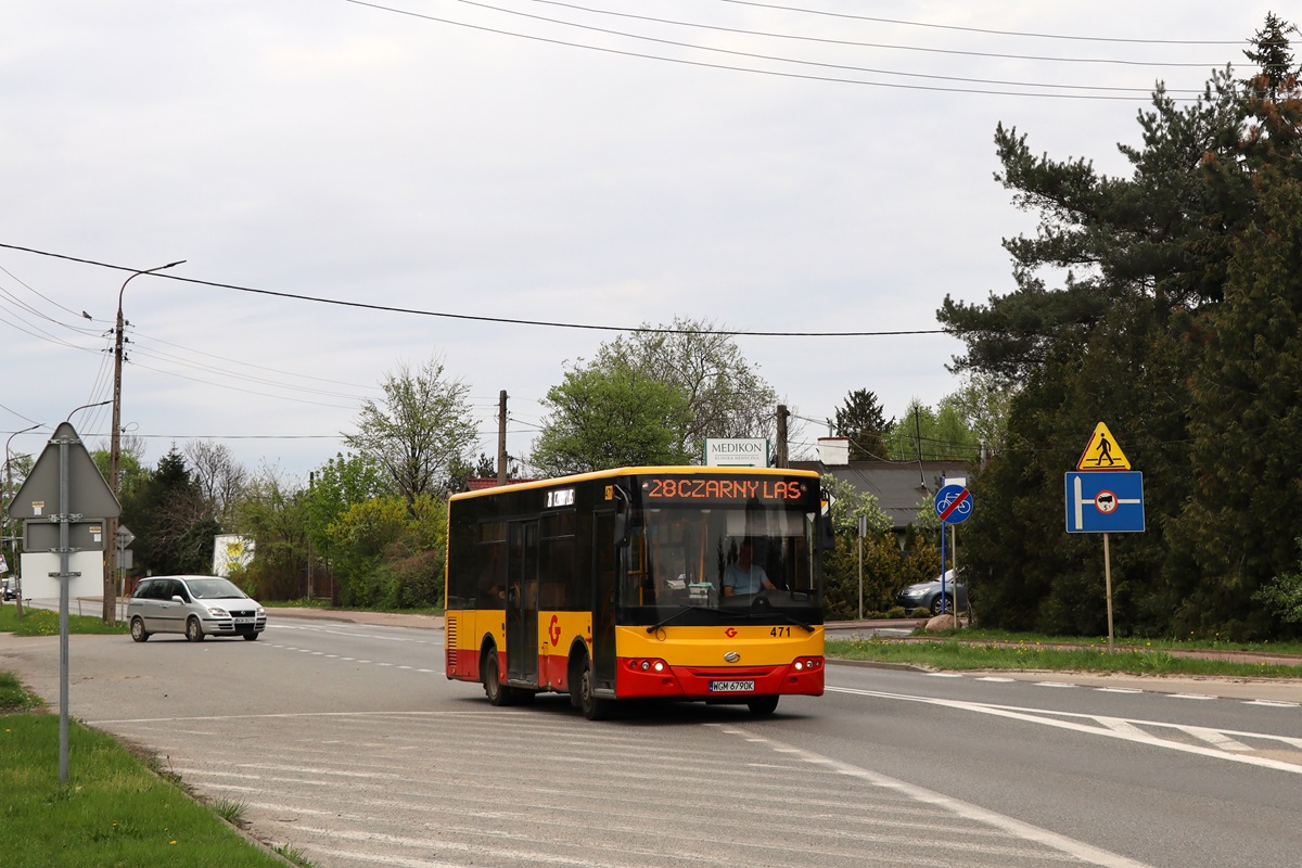 471 (60006)
ZAZ jedzie jako kurs linii numer 28: Grodzisk Maz. Dw. PKP (16:20)-Czarny Las Platanowa (16:45)-Grodzisk Maz. Dw. PKP (17:16). Pozdrowienia dla Kierowcy! 
