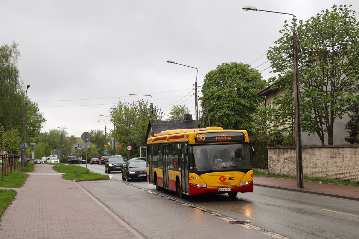 80297
Scania jedzie jako kurs linii numer 66: BrwinĂłw ZespĂłĹ SzkĂłĹ OgĂłlnoksztaĹcÄcych (13:57)-PKP PruszkĂłw (14:20).
