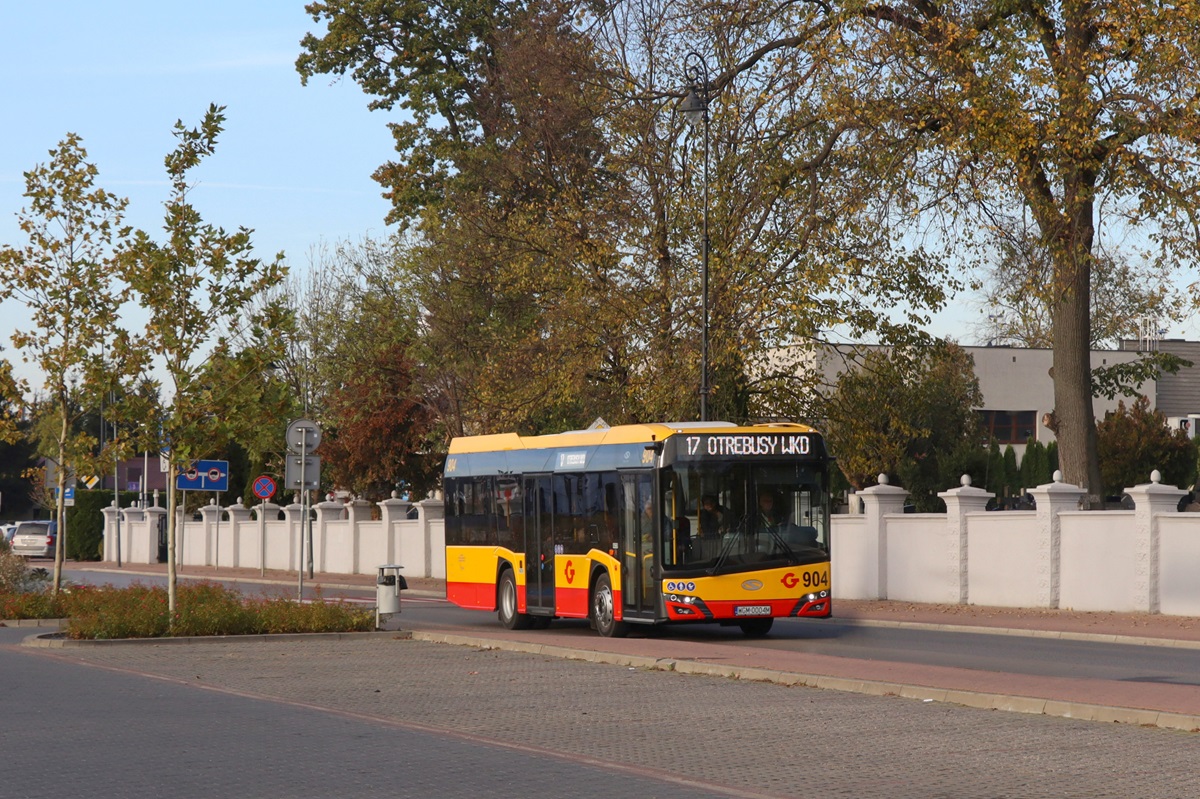 904 (24084)
Solaris jedzie jako kurs linii numer 17: Grodzisk Maz. Szpital (9:05)-OtrÄbusy WKD (9:59). Pozdrowienia dla Kierowcy! 
